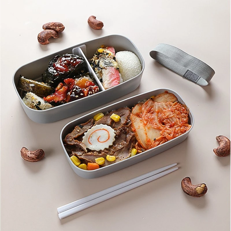 صندوق طعام محمول مقاوم للتسرب  - مراجعة Bento Box Two Tier وسعره
