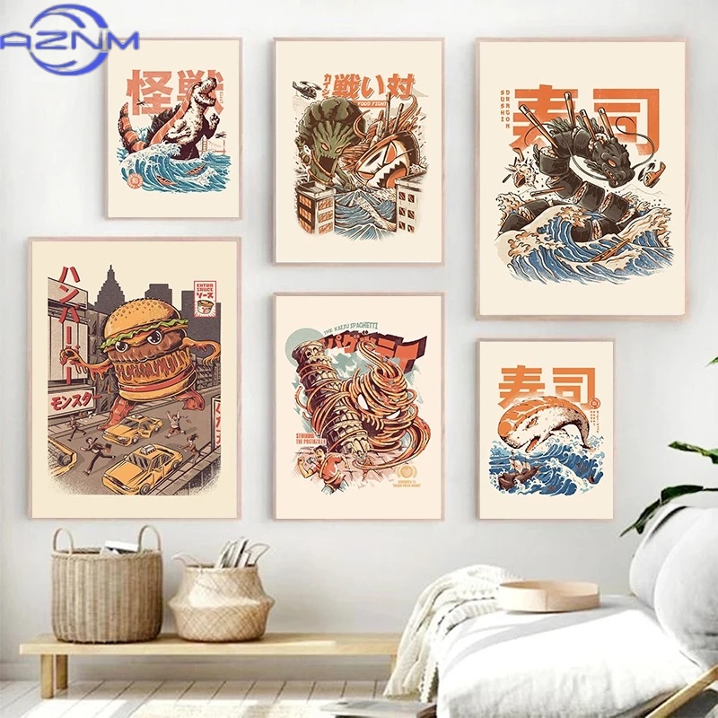 لوحات قماشية يابانية بتصميم ال - مراجعة Japanese Lifestyle And Food وسعره