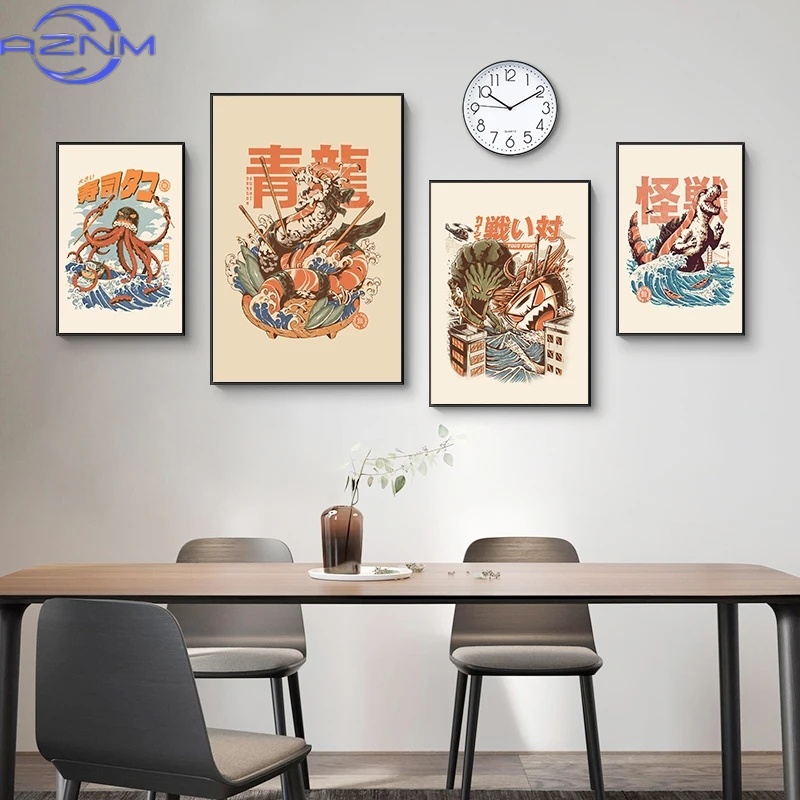 لوحات قماشية يابانية بتصميم ال - مراجعة Japanese Lifestyle And Food وسعره