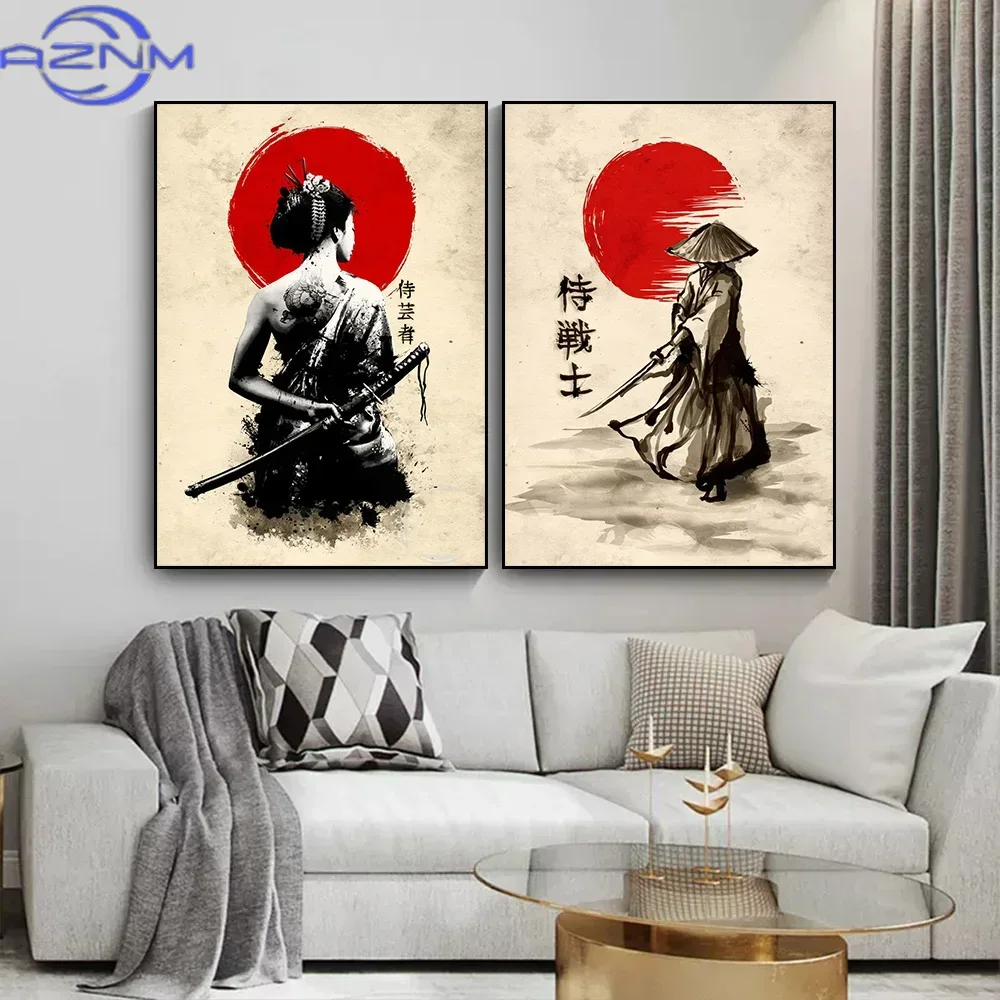 لوحة قماشية من AZNM، ملصق فني  - مراجعة Lifestyle Of Japanese وسعره