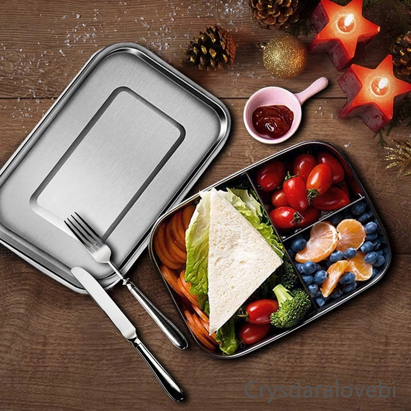 الفولاذ المقاوم للصدأ بينتو ال - مراجعة Bento Box Two Tier وسعره