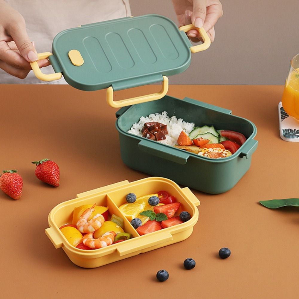 صندوق غداء بطبقتين مكون من طبق - مراجعة Bento Box Two Tier وسعره