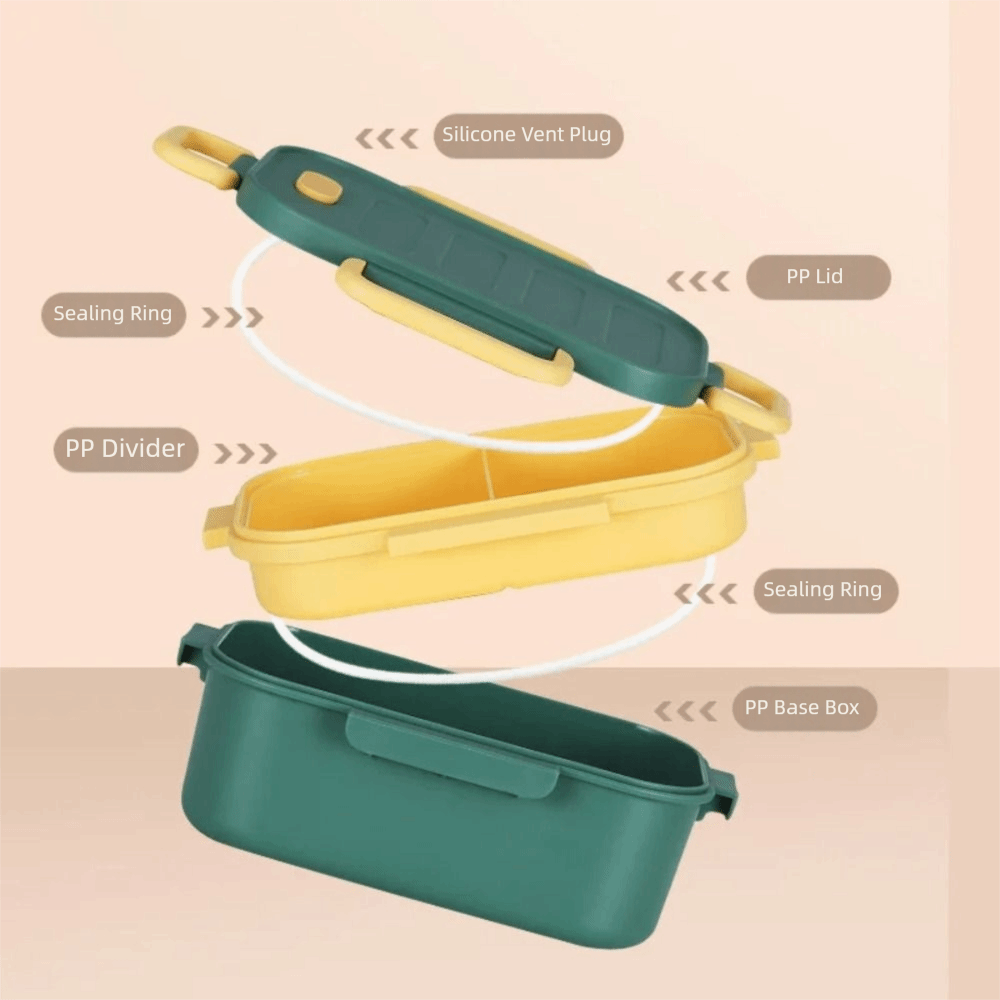 صندوق غداء بطبقتين مكون من طبق - مراجعة Bento Box Two Tier وسعره